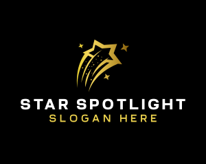 Cosmic Gold Star  logo design