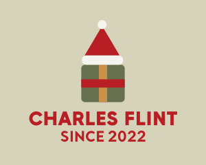 Winter - Christmas Hat Gift logo design