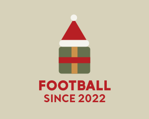 Celebration - Christmas Hat Gift logo design