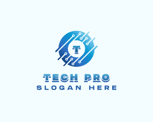 Developer - Tech Developer Company logo design