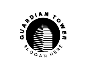 Real Estate Tower Building logo design