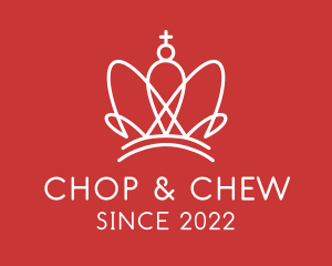 Kingdom - Cross Royal Crown logo design