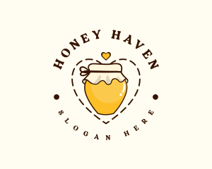 Beekeeper - Honey Sweet Jar logo design