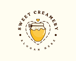 Honey Sweet Jar logo design