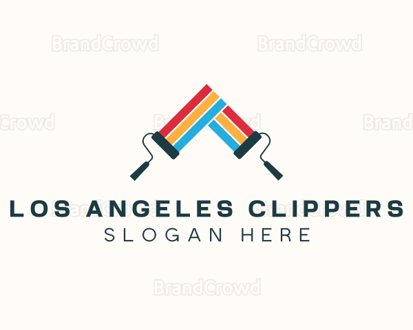 Paint Roller Renovation Logo