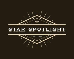 Star Vintage Signage Marquee logo design