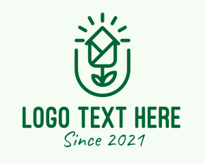 Green - Sustainable Housing Mortgage logo design