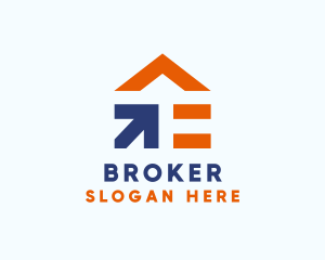 Real Estate Broker Market logo design