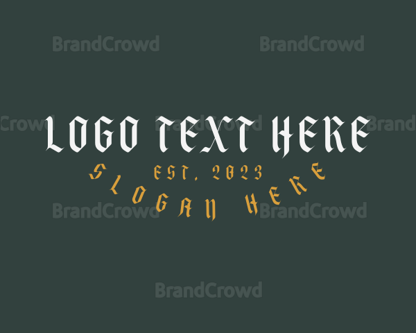 Generic Gothic Brand Logo