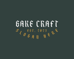 Generic Gothic Brand logo design