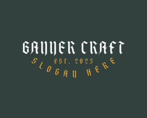 Generic Gothic Brand logo design