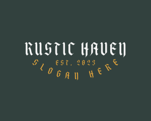 Generic Gothic Brand logo design