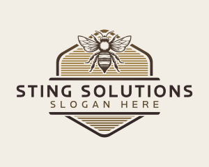 Bee Honey Farm  logo design