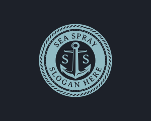 Nautical Anchor Marine logo design