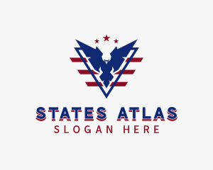 Veteran Military Eagle logo design