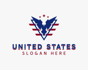 Veteran Military Eagle logo design