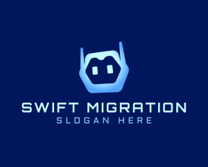 Migration - Cyber Tech Robot logo design