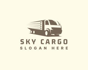 Transportation Truck Delivery logo design