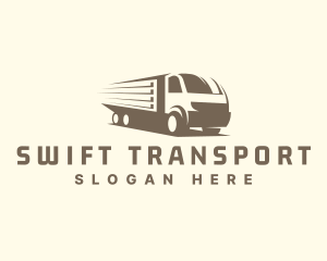 Transportation Truck Delivery logo design