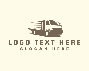 Delivery - Transportation Truck Delivery logo design