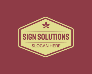 Signage - Cannabis Business Signage logo design