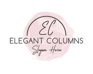 Elegant Feminine Watercolor logo design