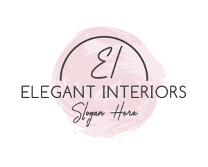 Elegant Feminine Watercolor logo design