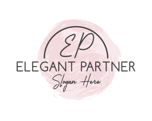 Elegant Feminine Watercolor logo design