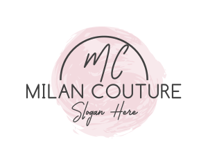 Elegant Feminine Watercolor logo design