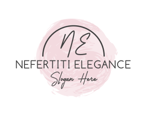 Elegant Feminine Watercolor logo design