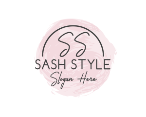 Elegant Feminine Watercolor logo design