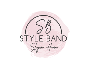 Elegant Feminine Watercolor logo design