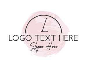 Elegant Feminine Watercolor Logo