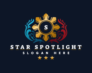 Filipino Sun stars logo design