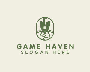 Home Shovel Lawn Logo