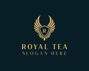 Stylish Royal Shield logo design