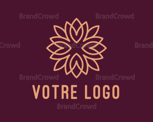 Organic Flower Spa Cosmetics Logo
