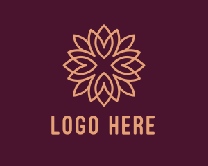 Organic Flower Spa Cosmetics  Logo