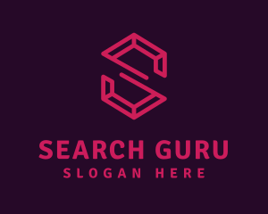 Modern Letter S Ruby logo design