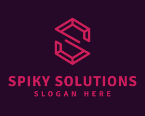 Modern Letter S Ruby logo design