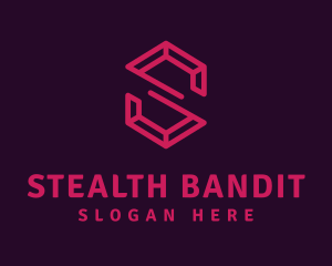 Modern Letter S Ruby logo design