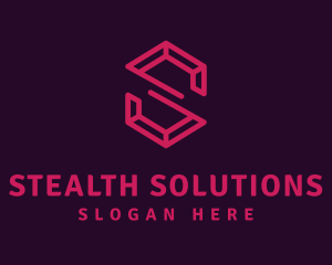 Modern Letter S Ruby logo design