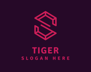 Shape - Modern Letter S Ruby logo design