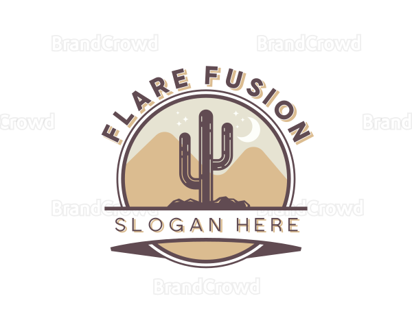 Cactus Desert Hiking Logo