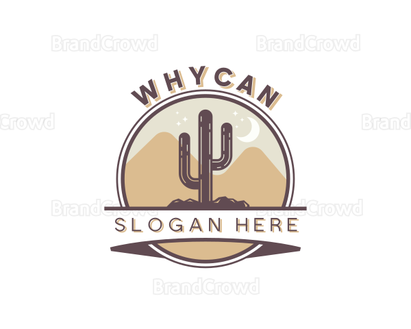 Cactus Desert Hiking Logo