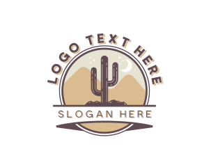 Cactus Desert Hiking Logo