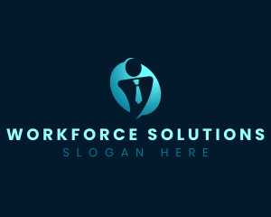 Occupation - Businessman Human Employee logo design