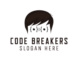 Geek Code Programmer  logo design