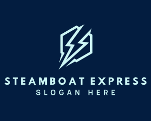 Lightning Bolt Express logo design