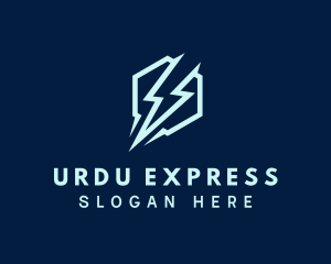 Lightning Bolt Express logo design